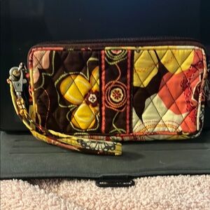 Colorful Quilted Vera Bradley Women's Wristlet